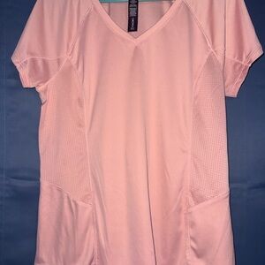 RBX Light Pink V-Neck Short Sleeve Tee